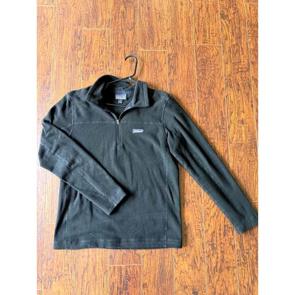 Patagonia Black Fleece Pullover Quarter-Zip - Picture 3 of 5